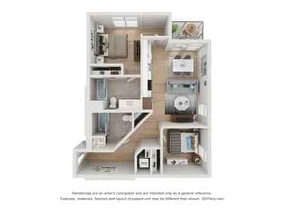2 Beds 2 Baths - Image 3