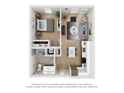 1 Bed 1 Bath - Image 9