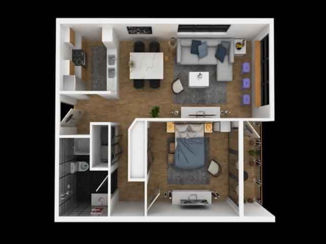 1 Bed 1 Bath - Image 2