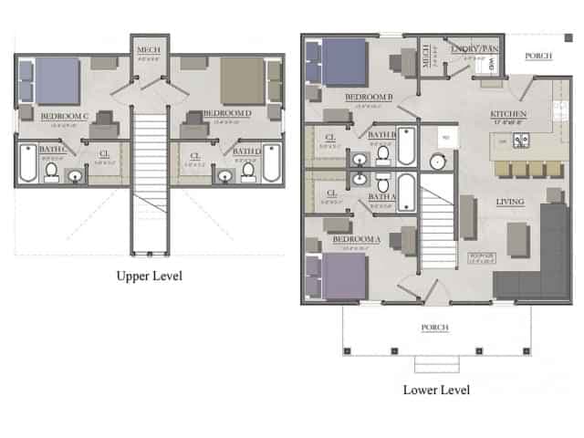 4 Bedroom - 4 Bathroom Cottage