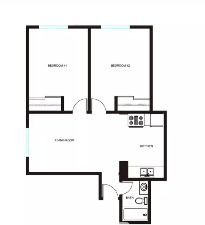 Private Room Shared Bath (2 Bed 1 Bath) - Image 7