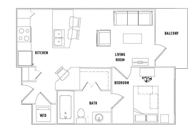 1 Bed 1 Bath - Image 6