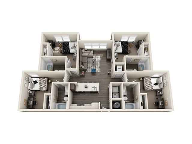 Private Room - Private Bath (4 Bed - 4 Bath) - Image 1