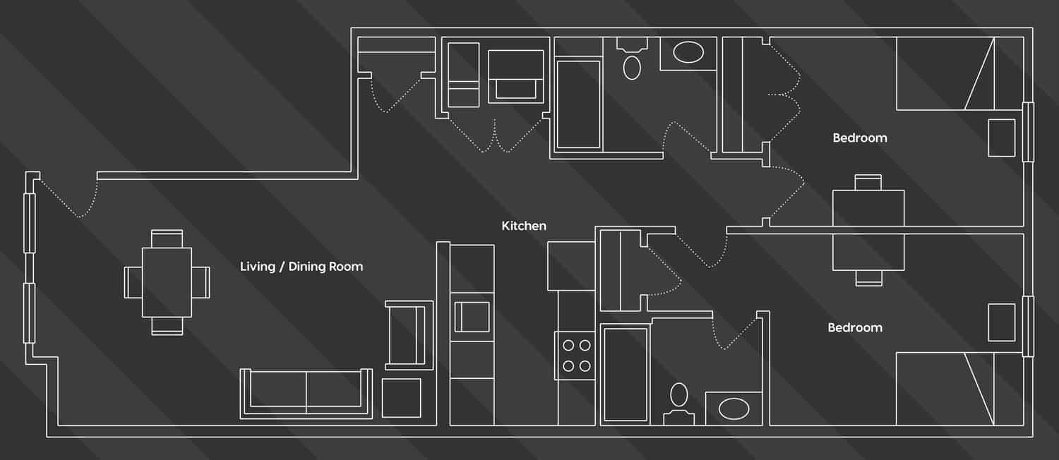 2 Bedroom 2 Bathroom - Image 3