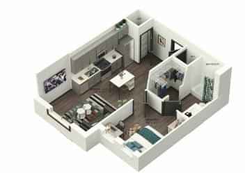 1 Bedroom 1 Bathroom - Image 6