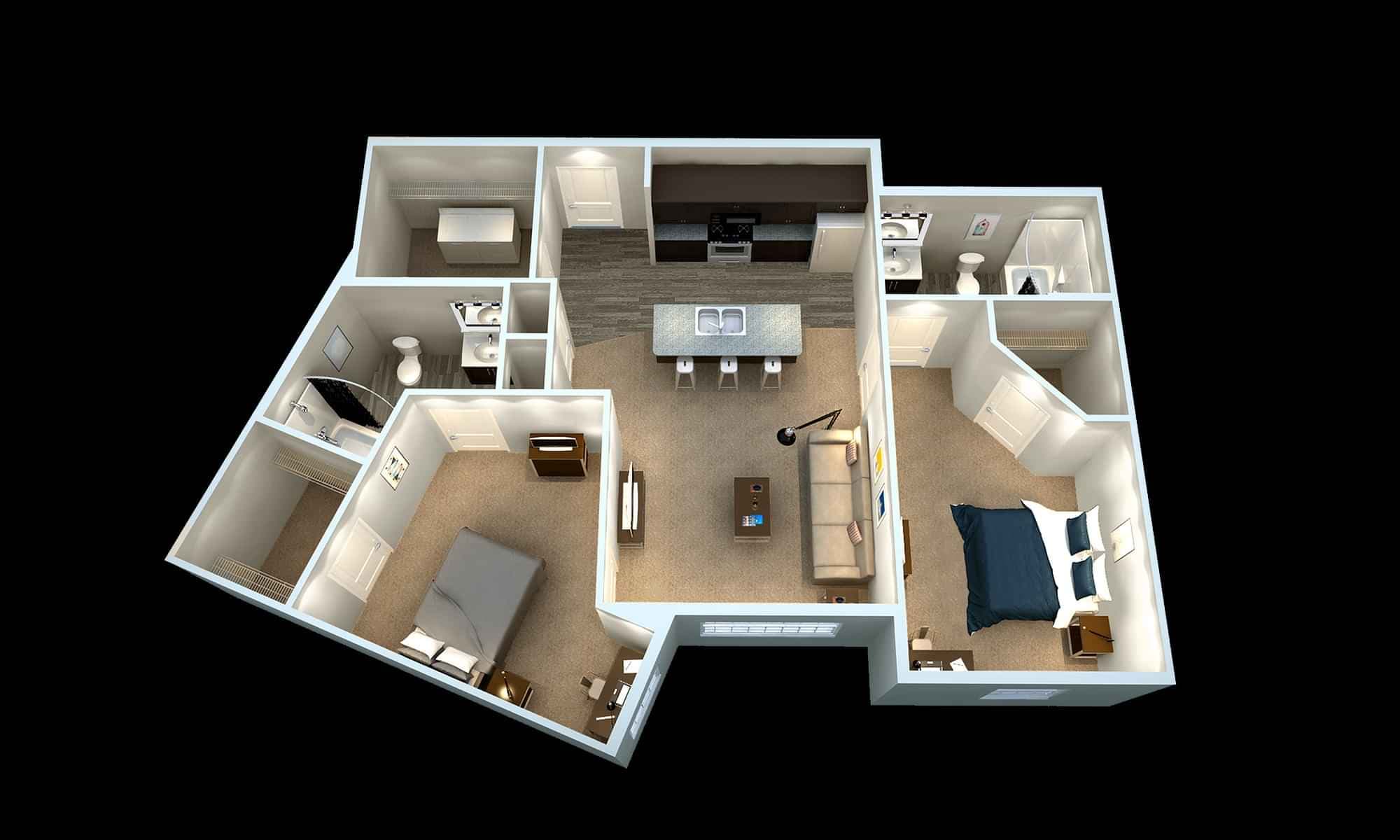 2 Bed 2 Bath - Image 1