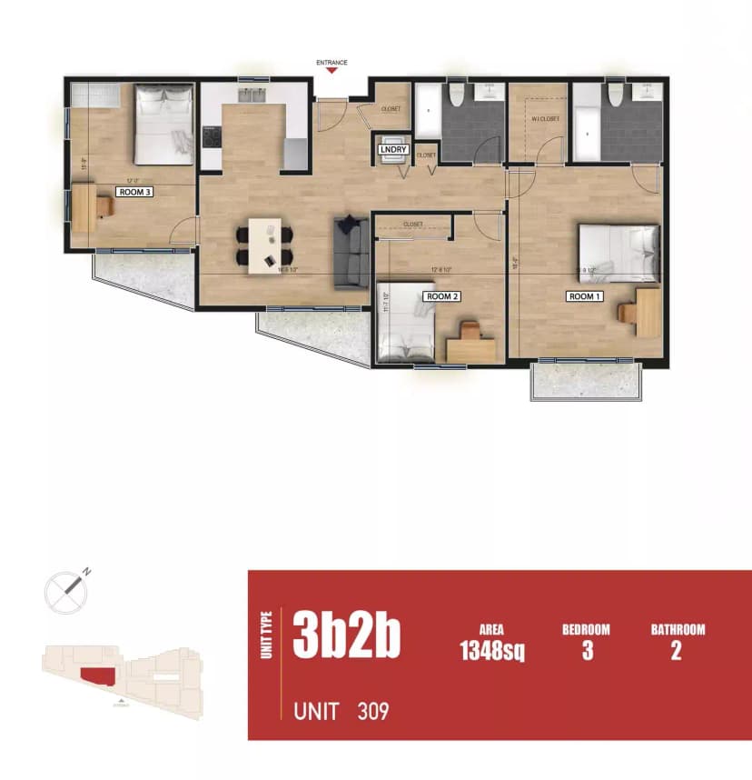 Private Room Shared Bath (3 Bed 2 Bath) - Image 7