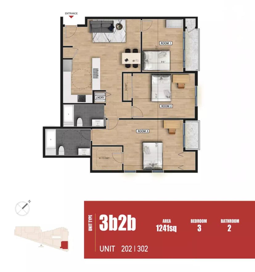 Private Room Shared Bath (3 Bed 2 Bath) - Image 3