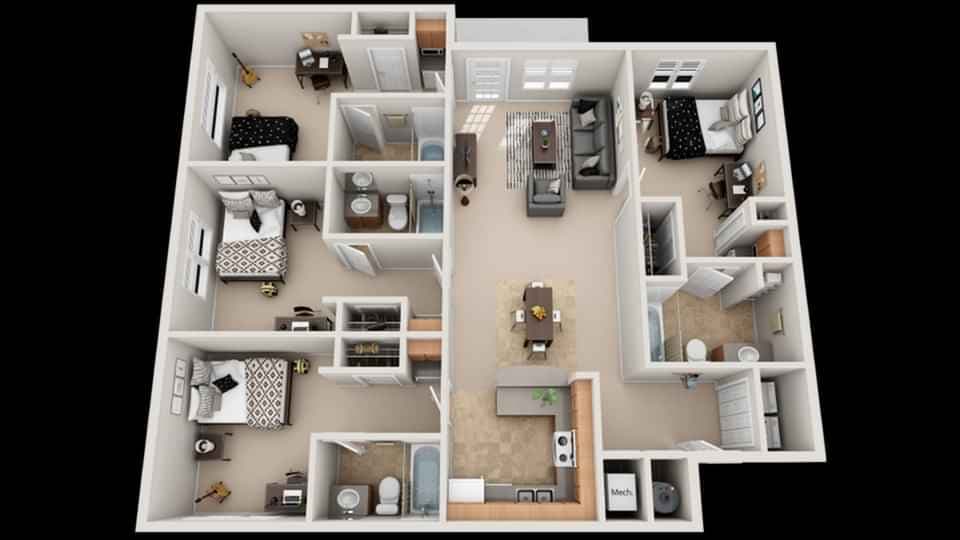 4 Bedroom 4 Bathroom - Image 2