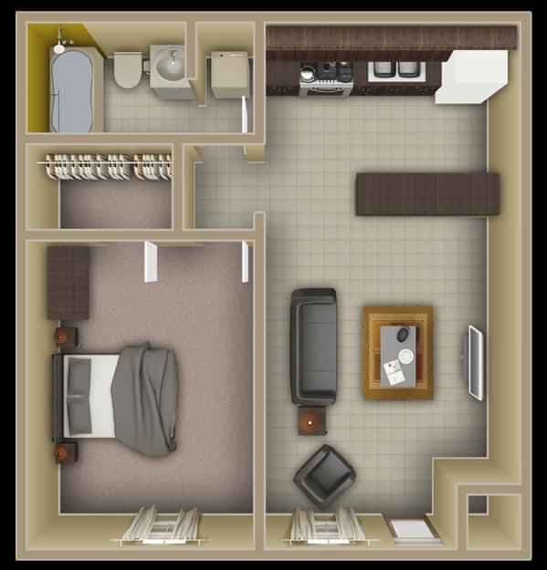 1 Bedroom Lakeside - Image 13
