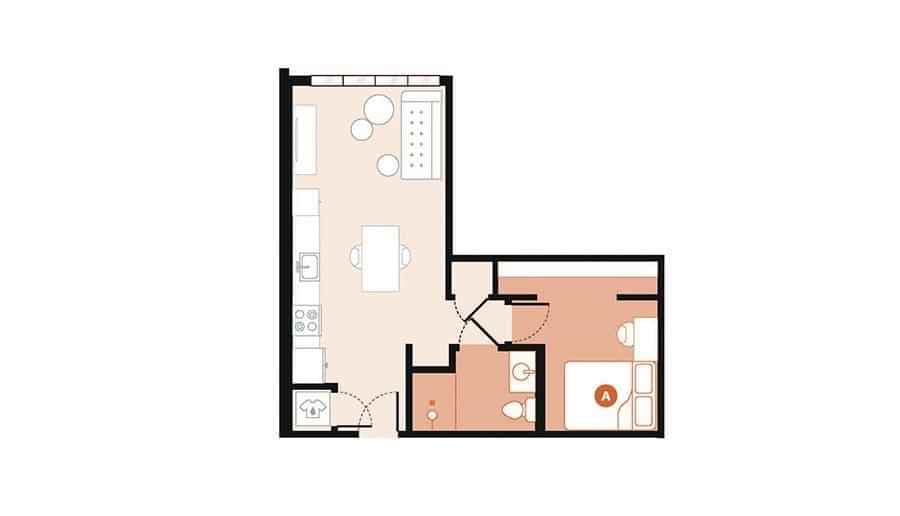 1 Bed 1 Bath - Image 4