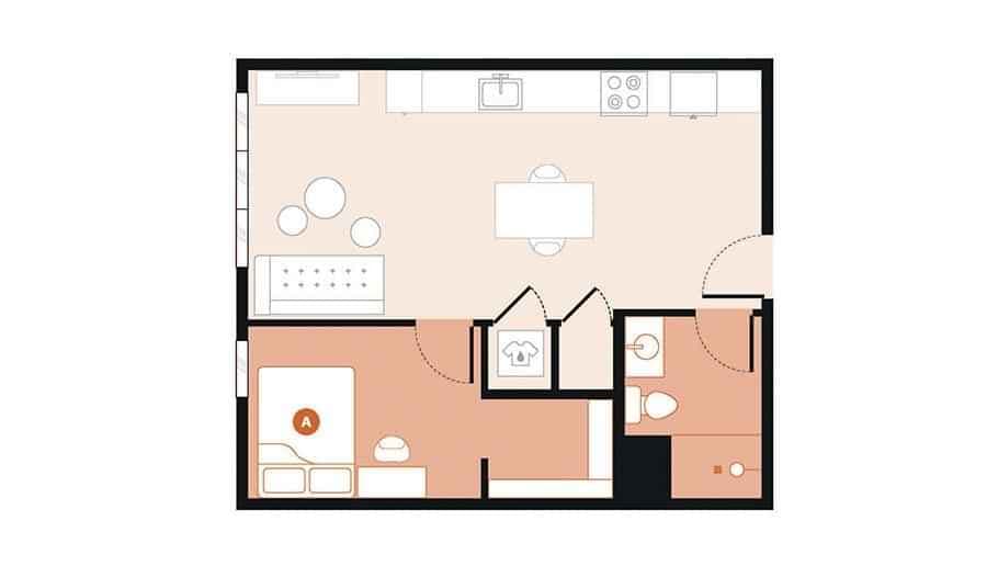 1 Bed 1 Bath - Image 2