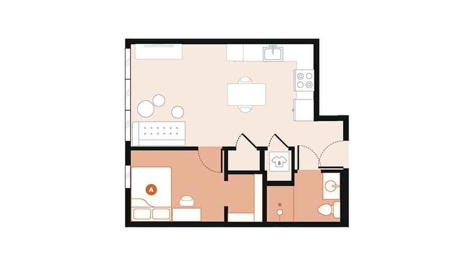 1 Bed 1 Bath - Image 3