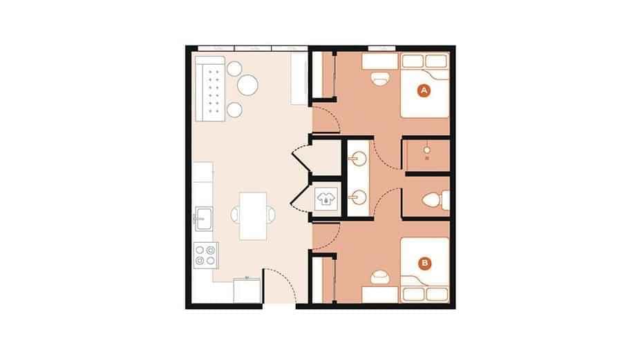 2 Bed 1 Bath - Image 3