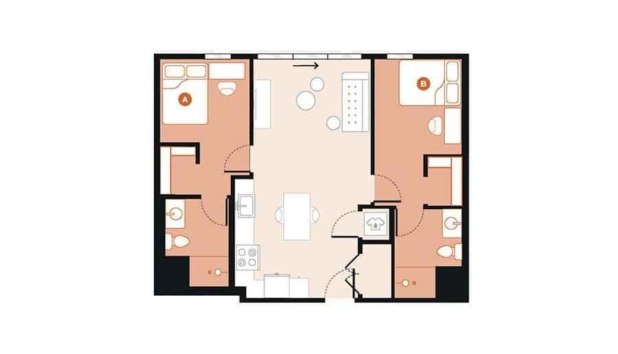 2 Bed 2 Bath - Image 5
