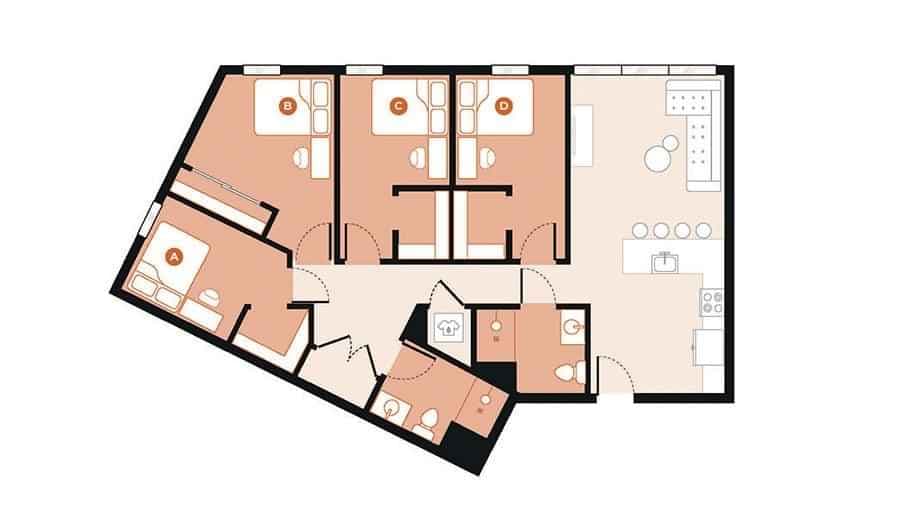 4 Bed 2 Bath - Image 4