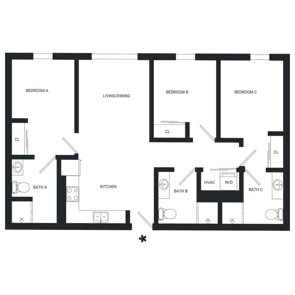 3 Bed 3 Bath - Image 3