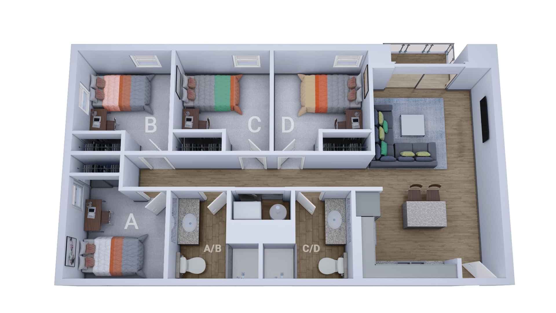 4 Bed 2 Bath - Image 5