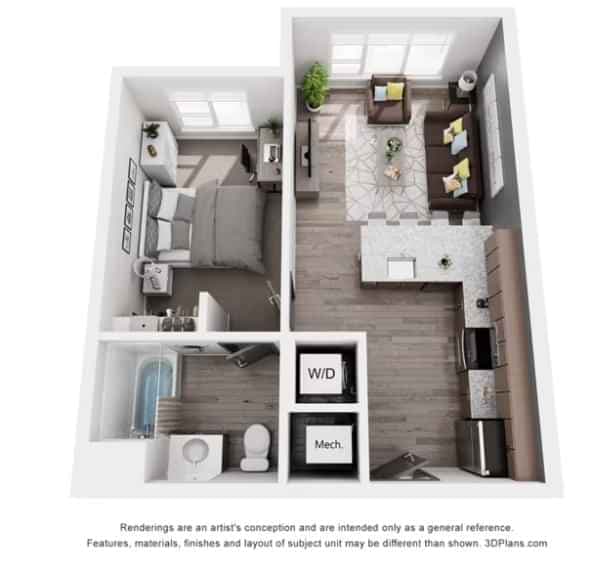 1 Bedroom 1 Bathroom - Image 6