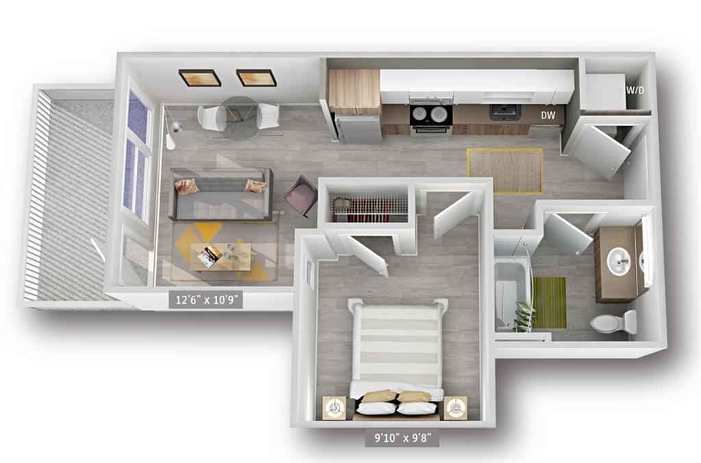 1 Bed 1 Bath - Image 7