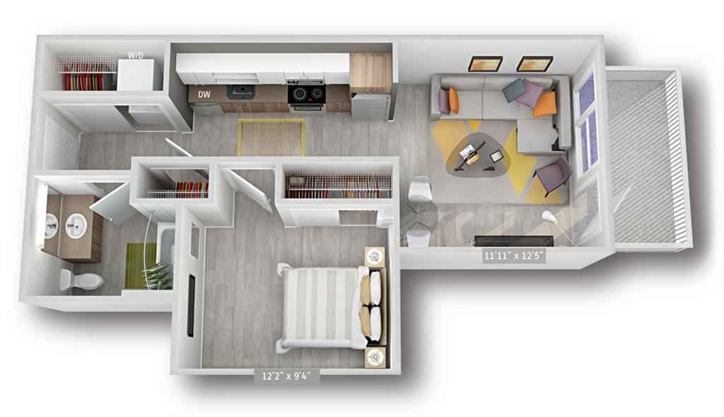 1 Bed 1 Bath - Image 6