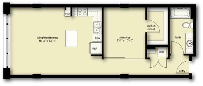1 Bed 1 Bath - Image 2
