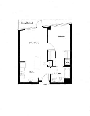 1 Bed 1 Bath - Image 4