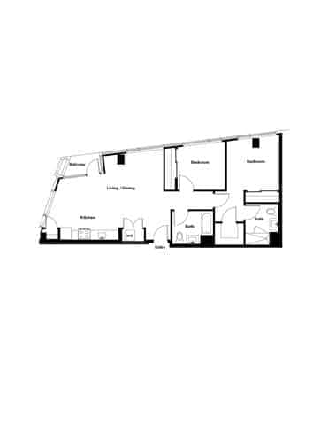 2 Bed 2 Bath - Image 1