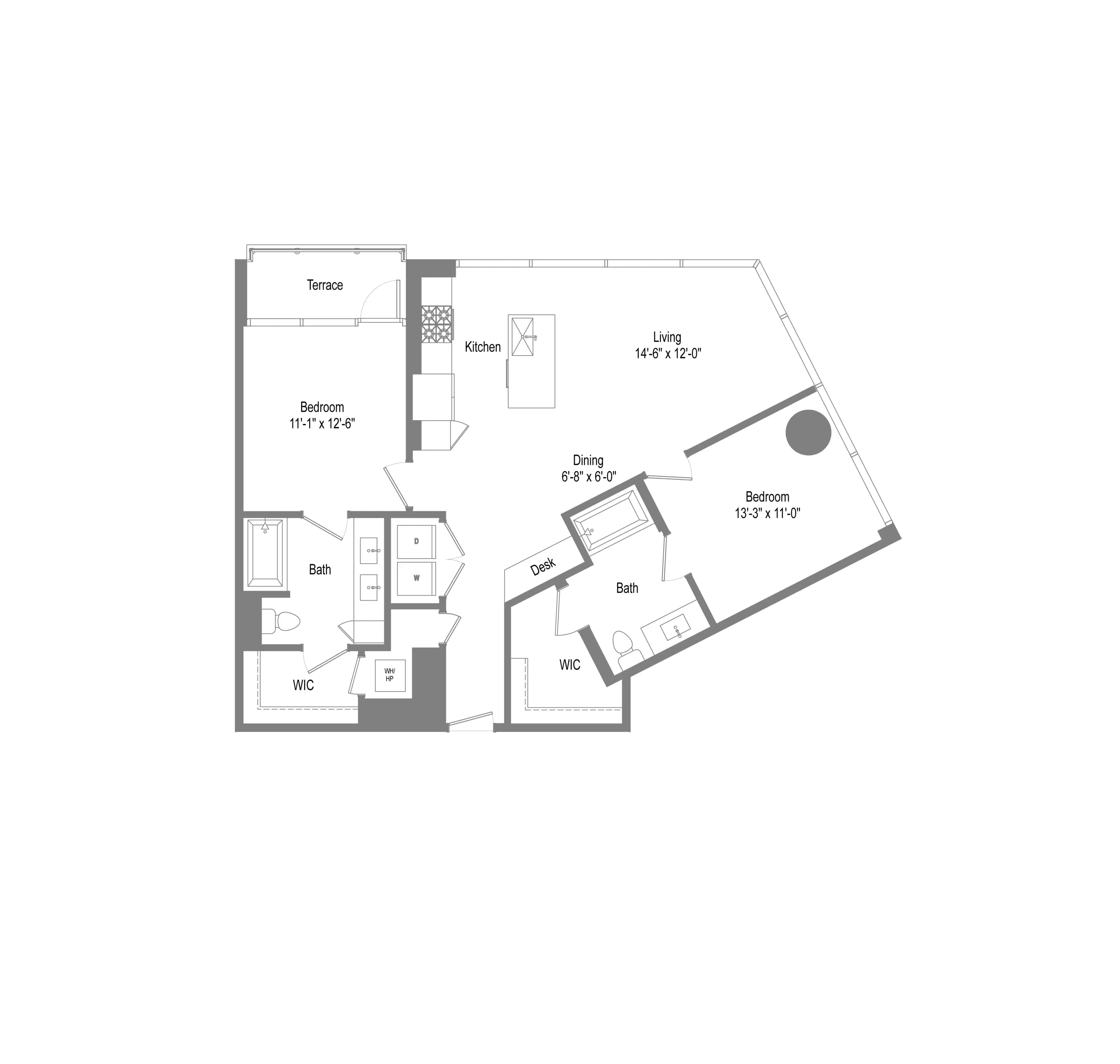 2 Bed 2 Bath - Image 4
