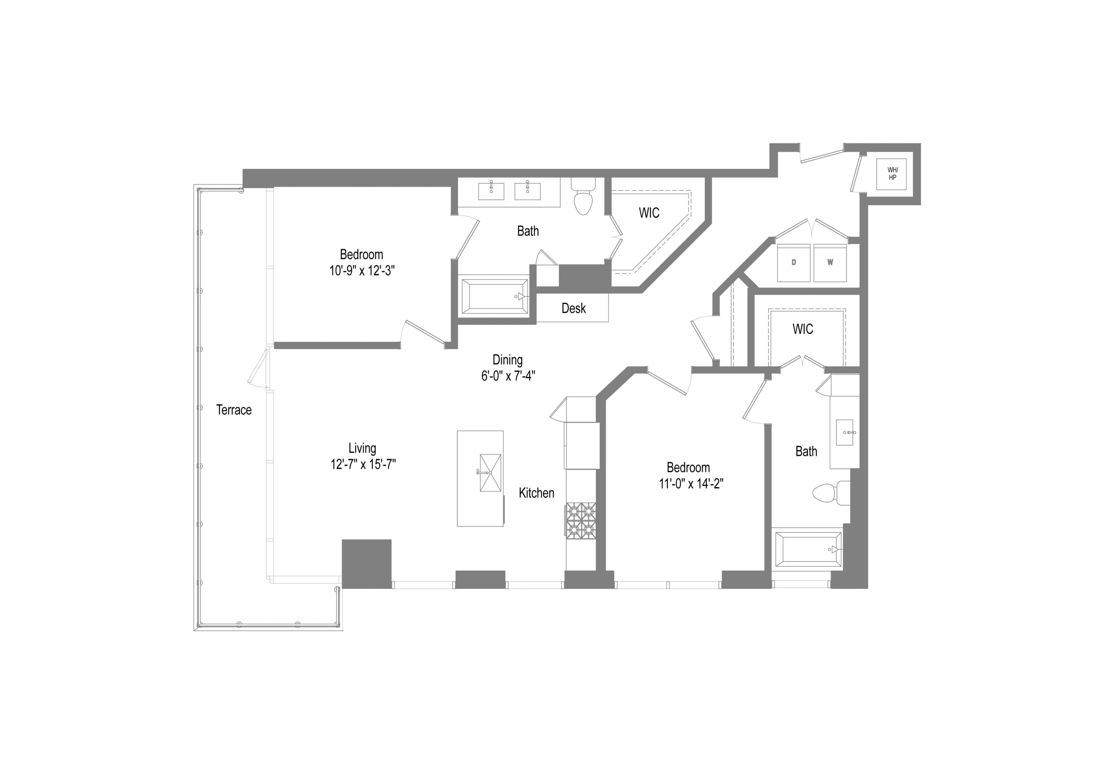 2 Bed 2 Bath - Image 5