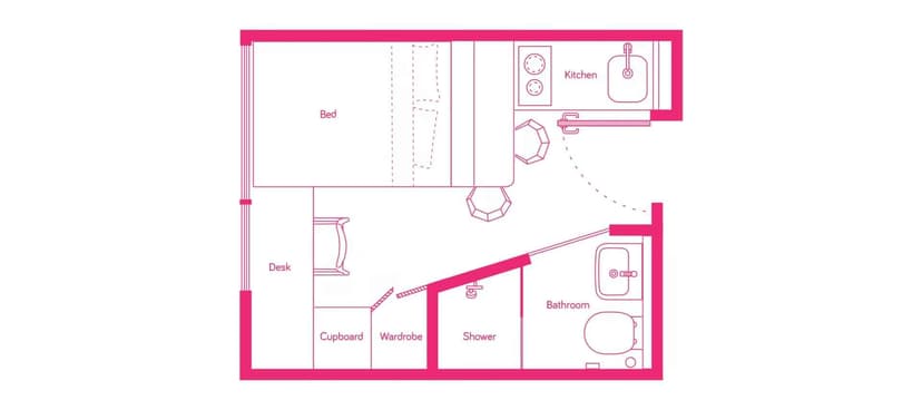 Studio, Double Bed - Image 4