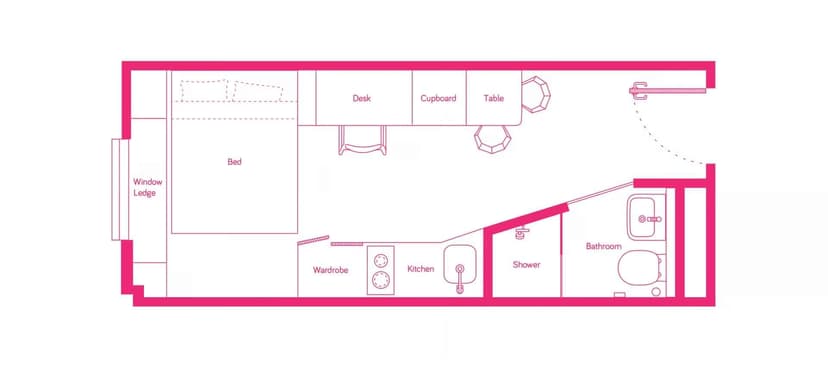Medium Studio, Double Bed - Image 6