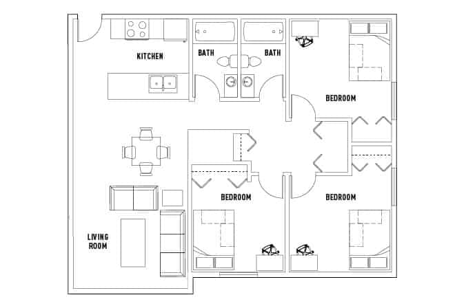3 Bed 2 Bath - Image 3