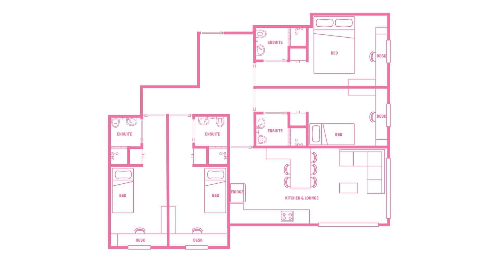 4 Bedroom Ensuite, Double Bed - Image 4
