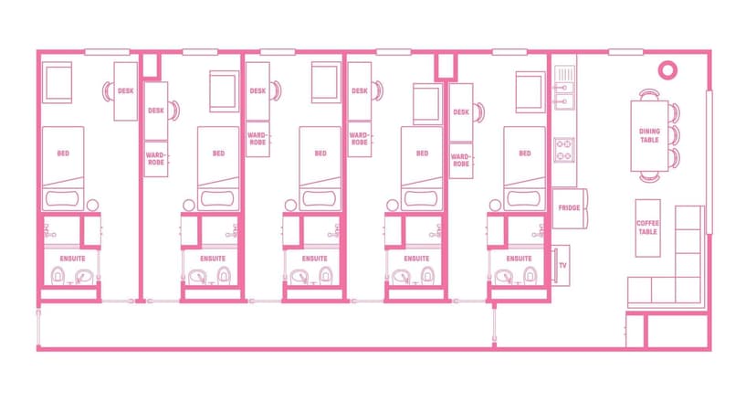 5 Bedroom Ensuite, King Single Bed - Image 7