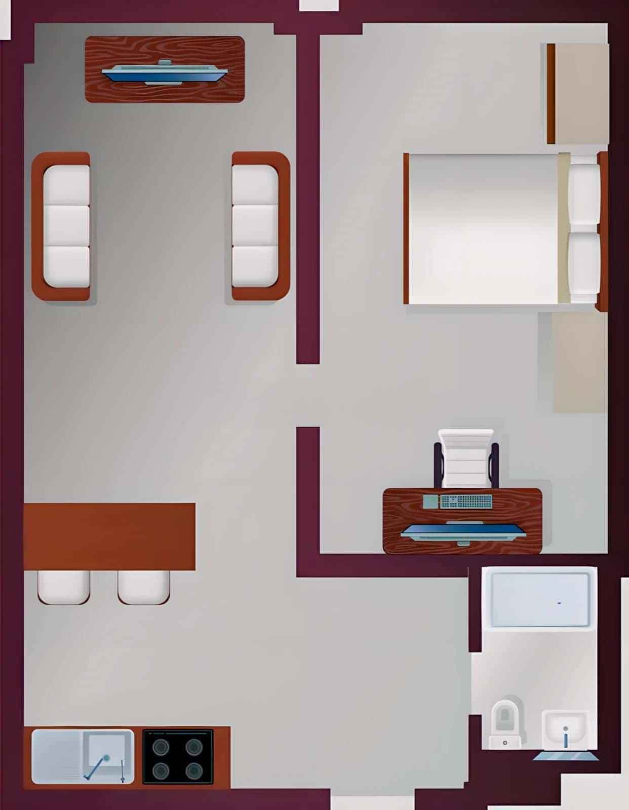 1 Bedroom Apartment - Image 7