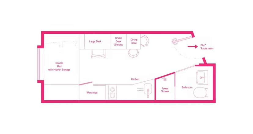 Studio, Double Bed - Image 10