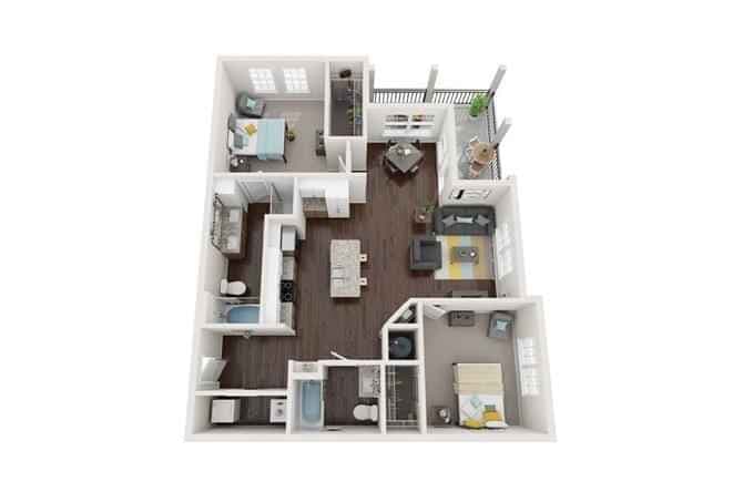 2 Bedroom 2 Bathroom - Image 4