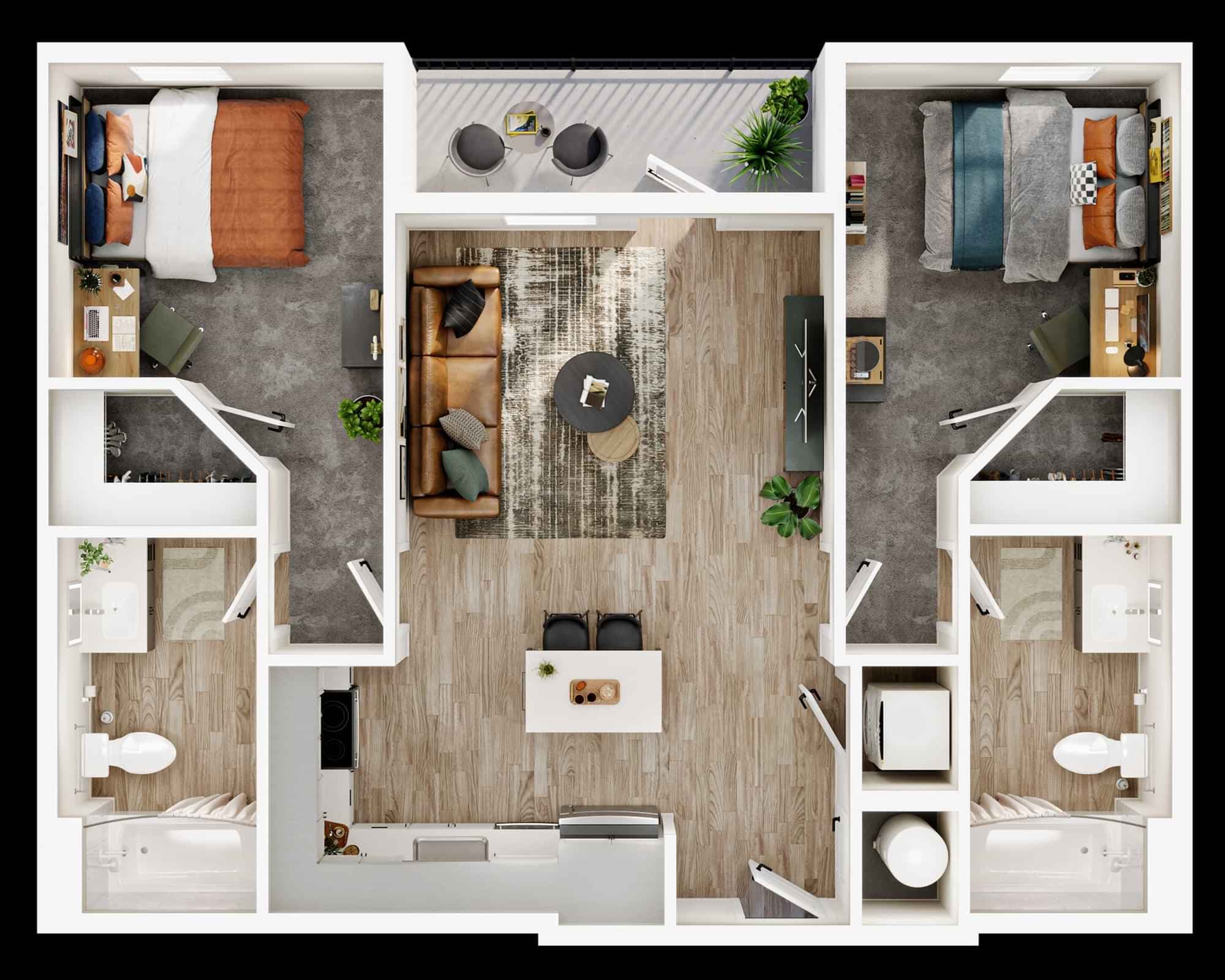 2 Bedroom 2 Bathroom - Image 4