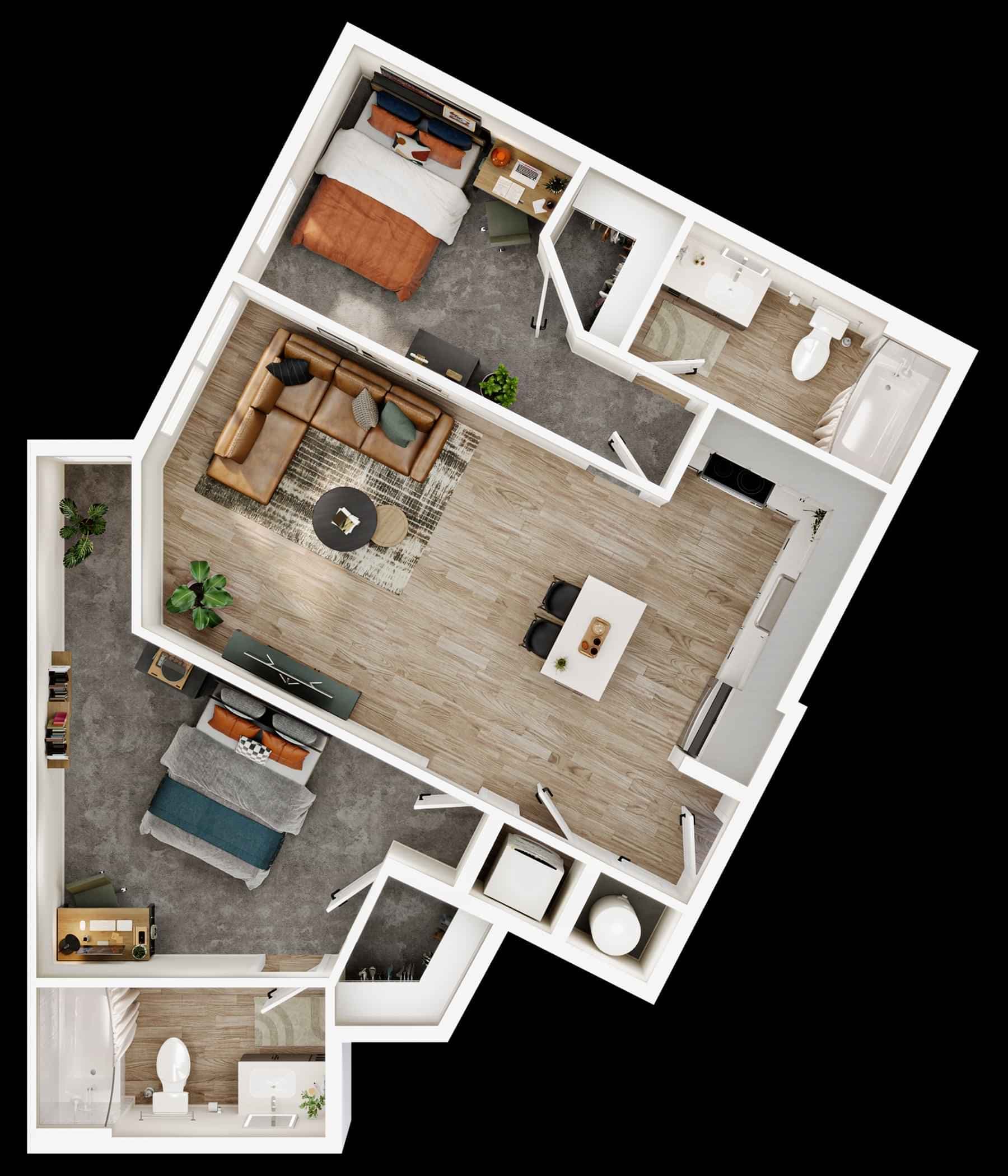 2 Bedroom 2 Bathroom - Image 3