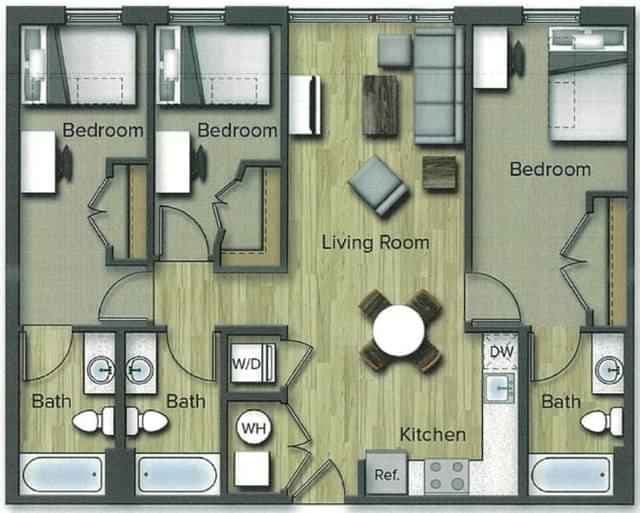 3 Bedroom 3 Bathroom