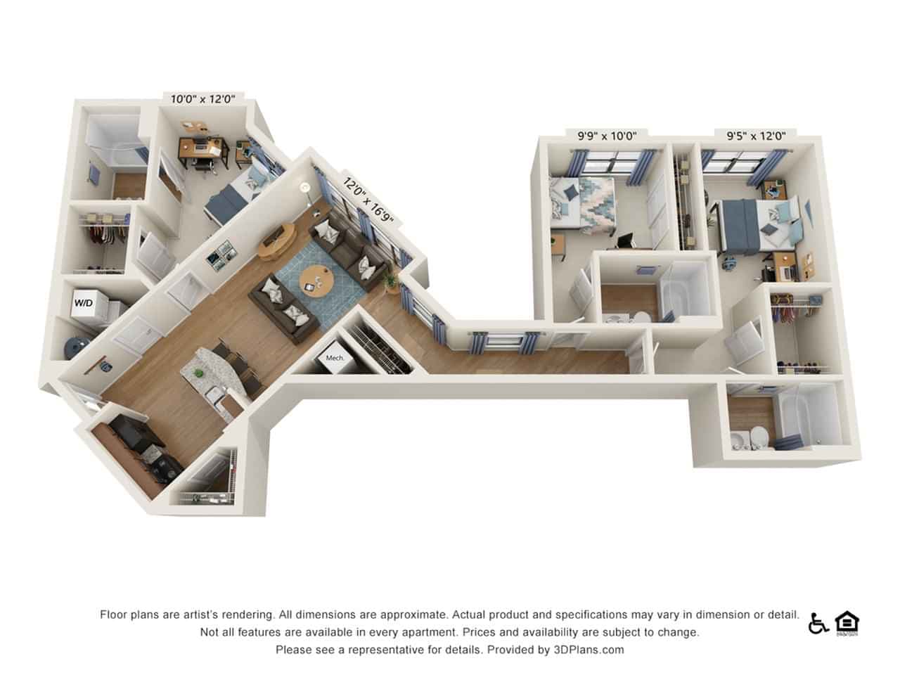 3 Bedroom 3 Bathroom - Image 3