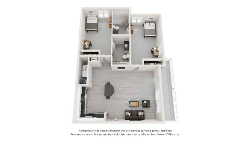 2 Bedroom 2 Bathroom - Image 1