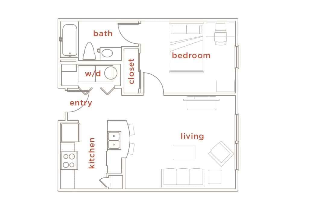 1 Bedroom 1 Bathroom  - Image 4