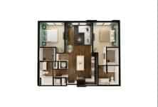 2 Bed 2 Bath - Image 2