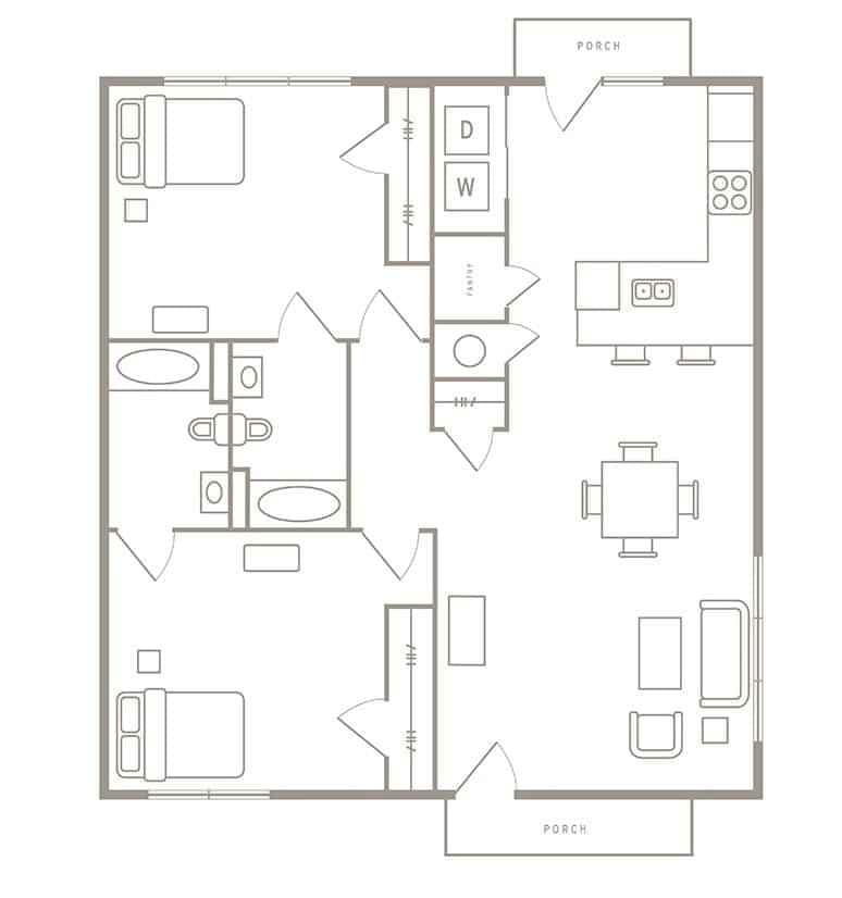 2 Bed 2 Bath - Image 1