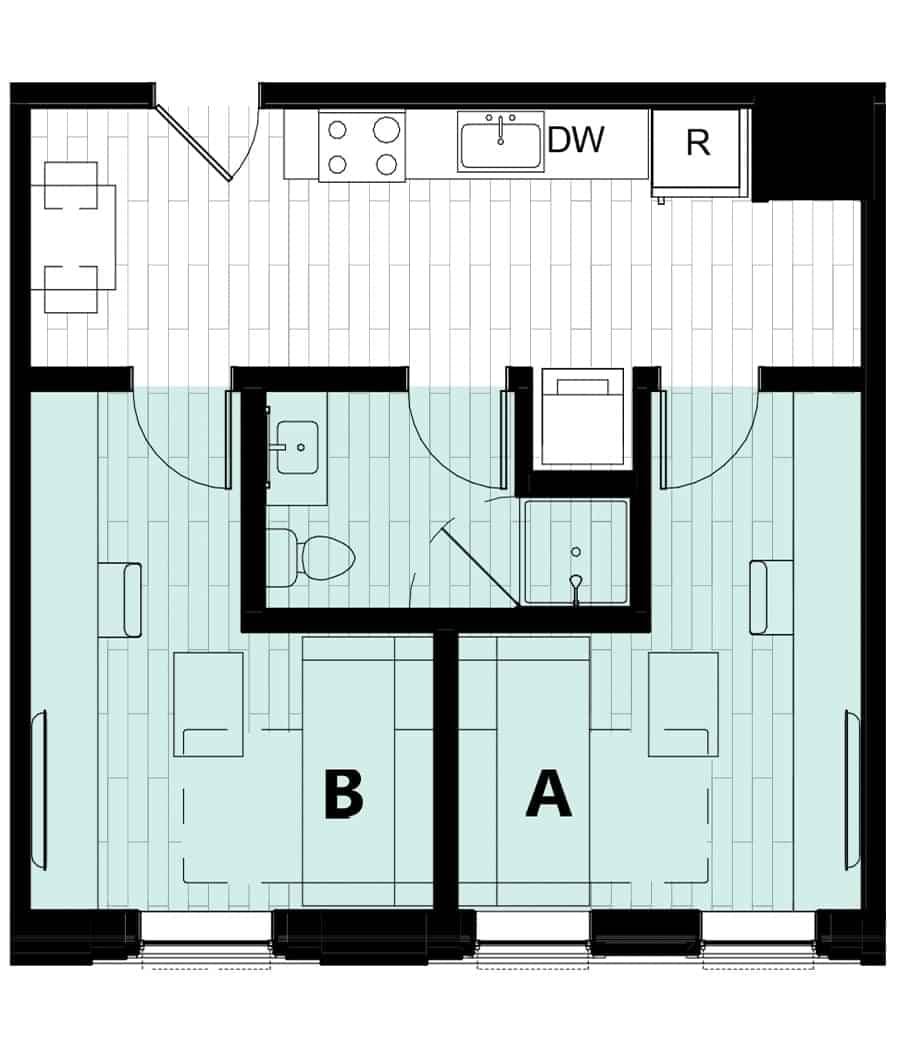 2 Bed 1 Bath - Image 1