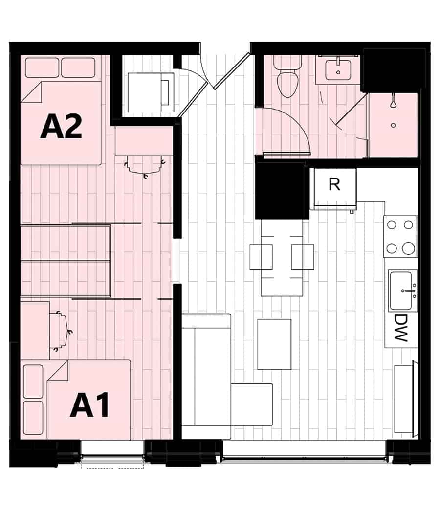 1 Bed 1 Bath - Image 4