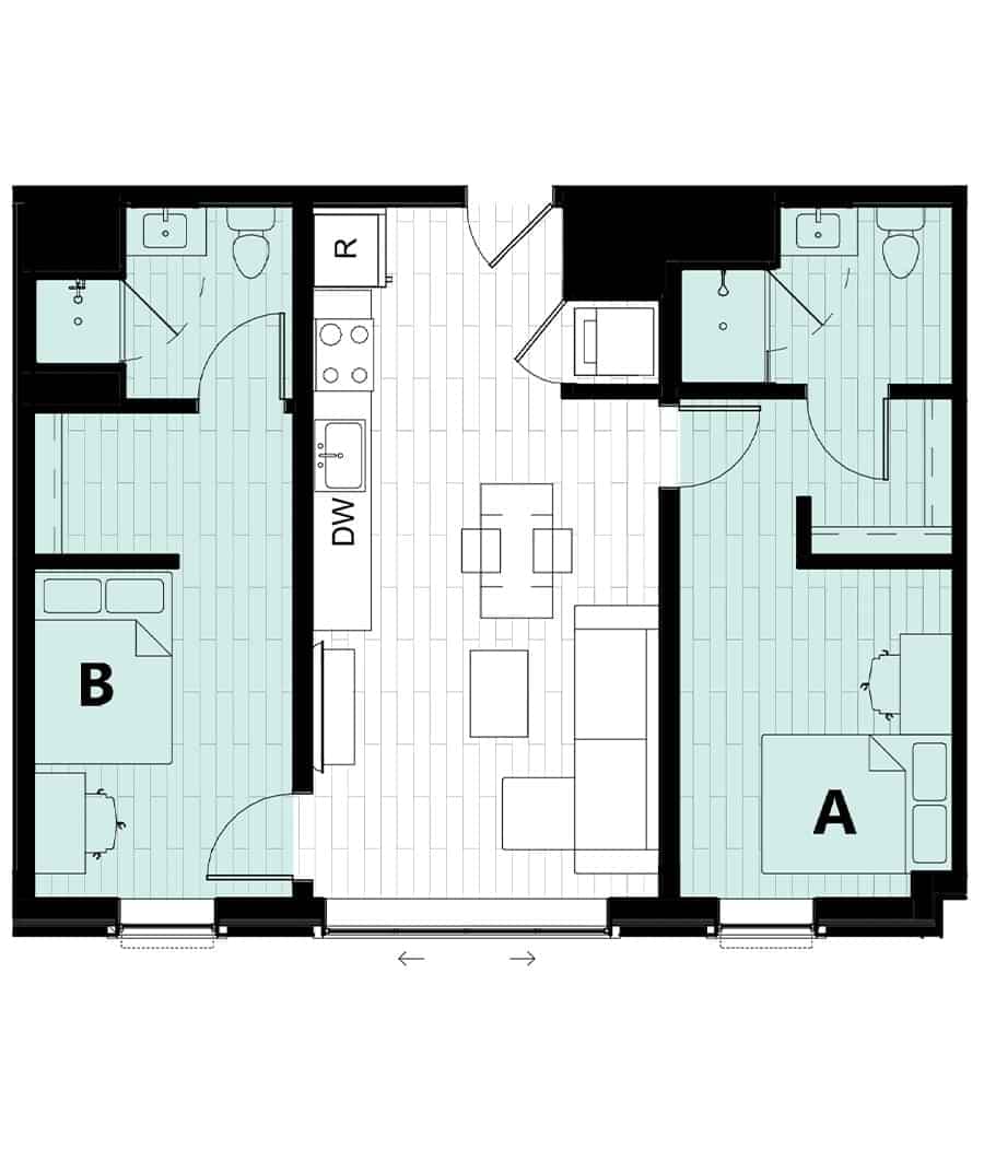 2 Bed 2 Bath - Image 6