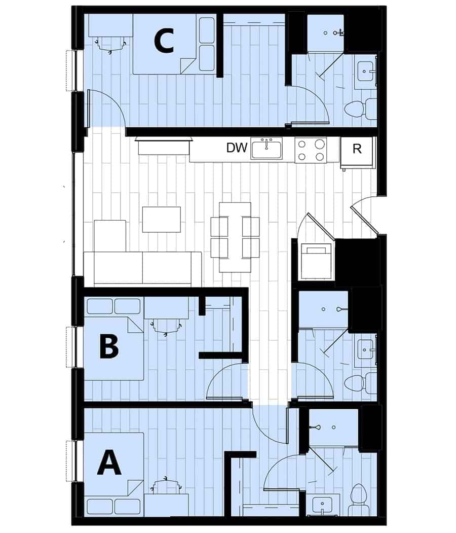 3 Bed 3 Bath - Image 4